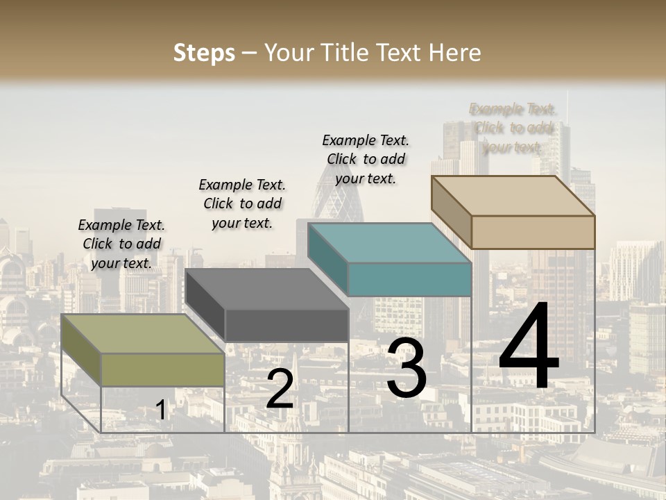 Glass City Finance PowerPoint Template