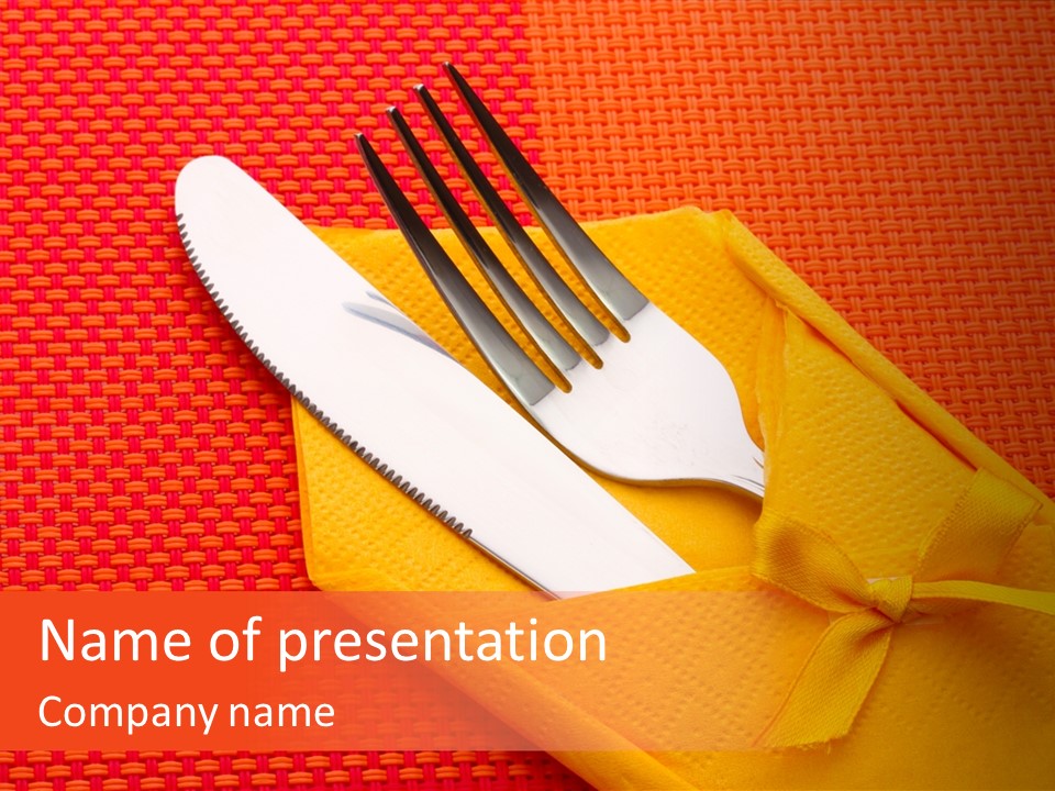 Lunch Cloth Modern PowerPoint Template