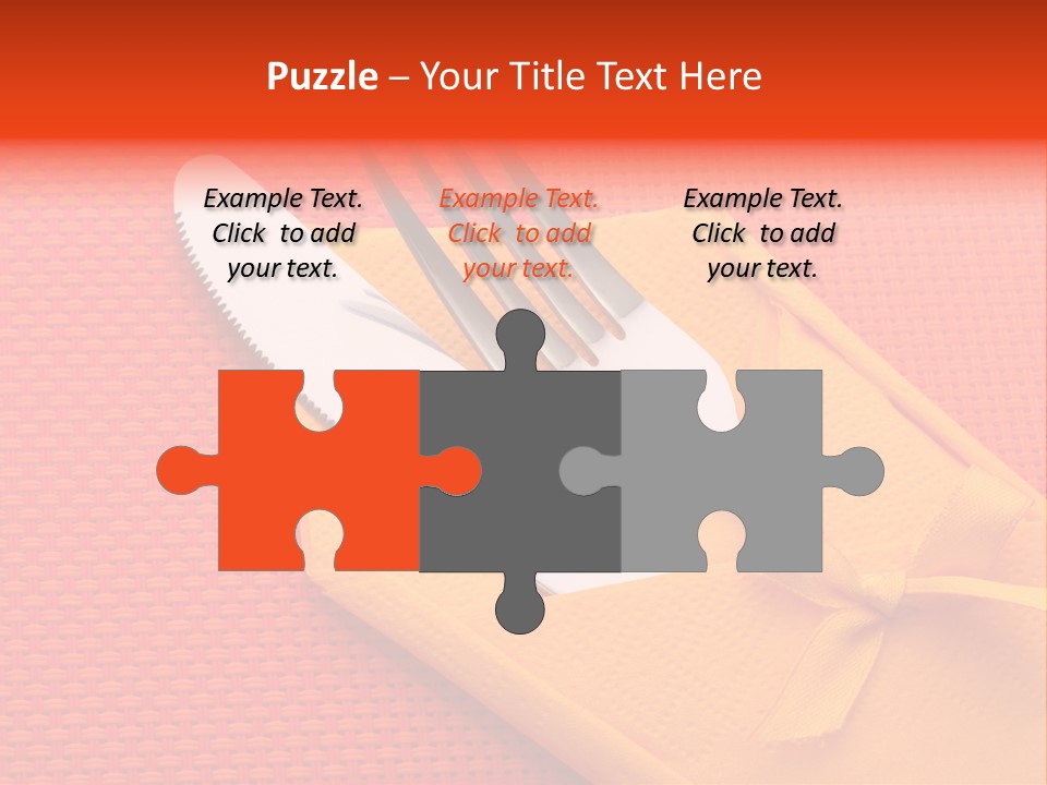 Lunch Cloth Modern PowerPoint Template