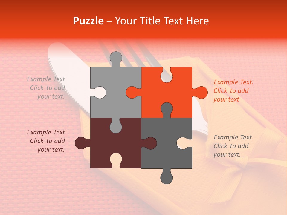 Lunch Cloth Modern PowerPoint Template