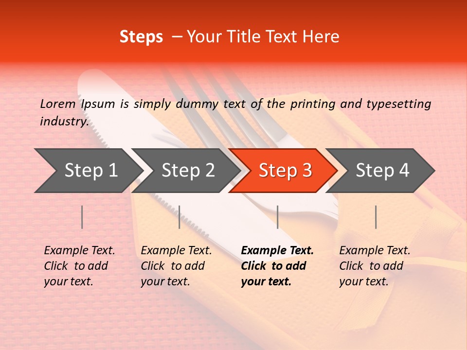 Lunch Cloth Modern PowerPoint Template
