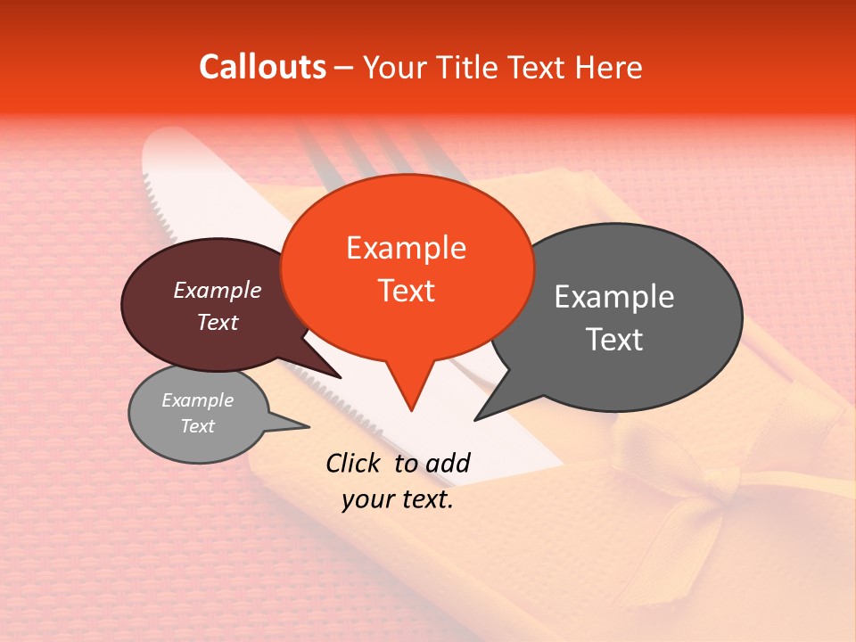 Lunch Cloth Modern PowerPoint Template