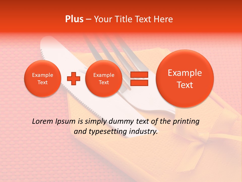 Lunch Cloth Modern PowerPoint Template