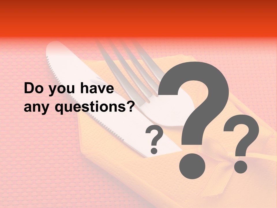 Lunch Cloth Modern PowerPoint Template