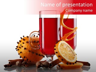 Hot Anisetree Mulled PowerPoint Template