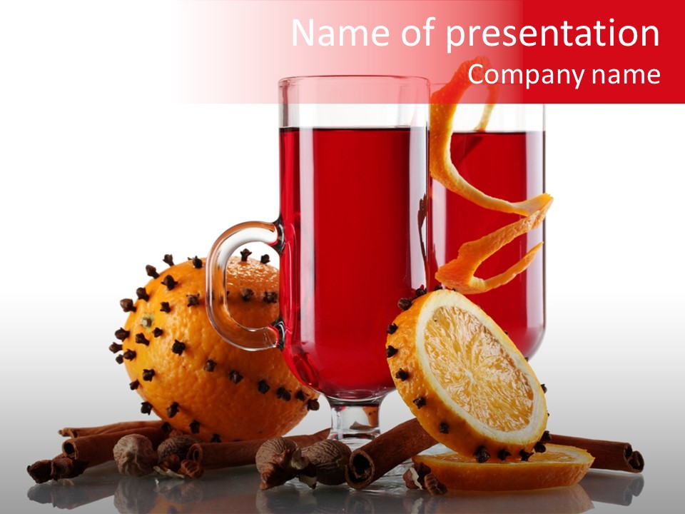 Hot Anisetree Mulled PowerPoint Template