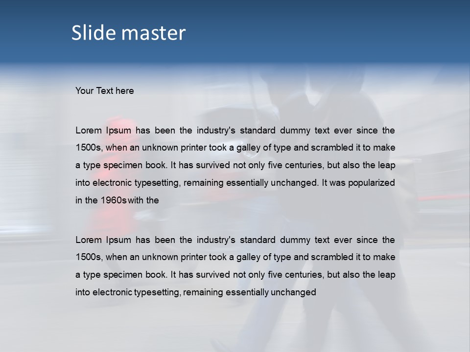 Profe Ional Toon Chair PowerPoint Template