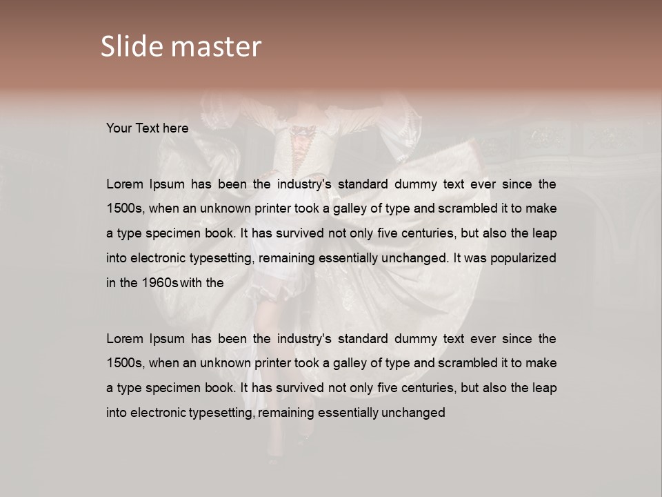 Straight Looking Avantegarde PowerPoint Template