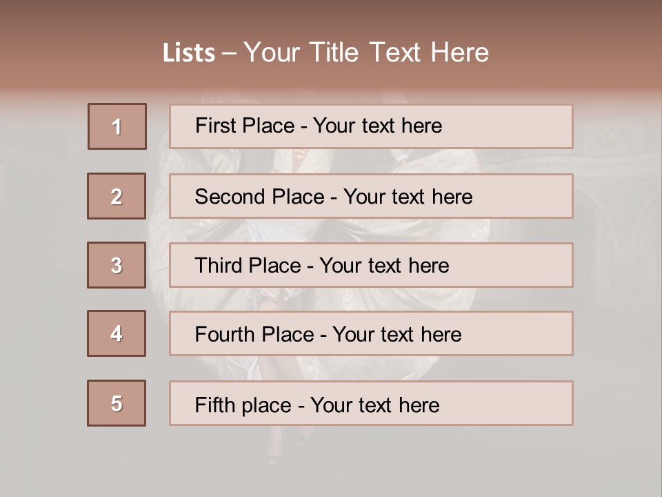 Straight Looking Avantegarde PowerPoint Template