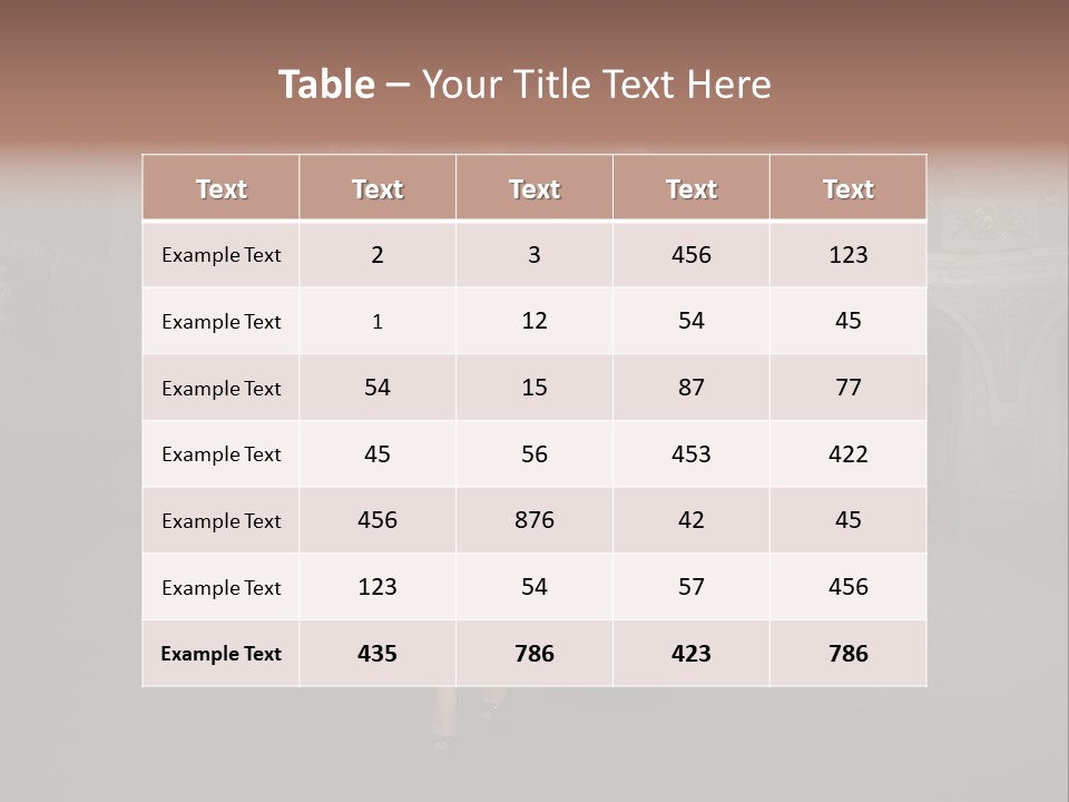 Straight Looking Avantegarde PowerPoint Template