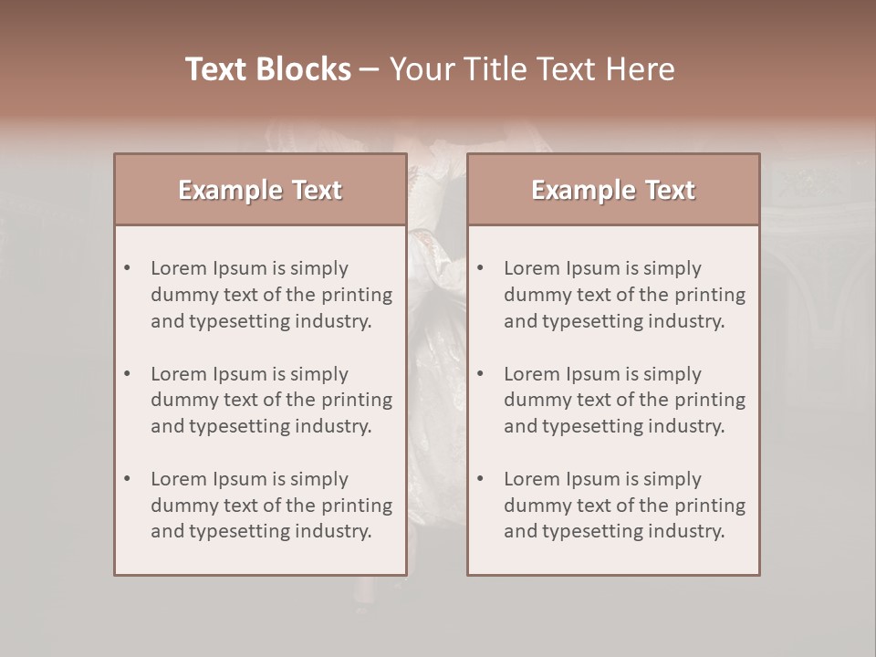 Straight Looking Avantegarde PowerPoint Template