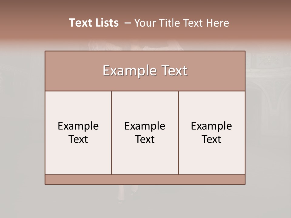 Straight Looking Avantegarde PowerPoint Template