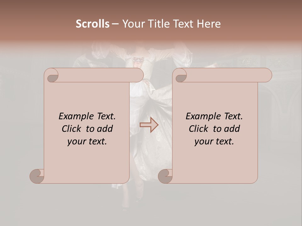 Straight Looking Avantegarde PowerPoint Template
