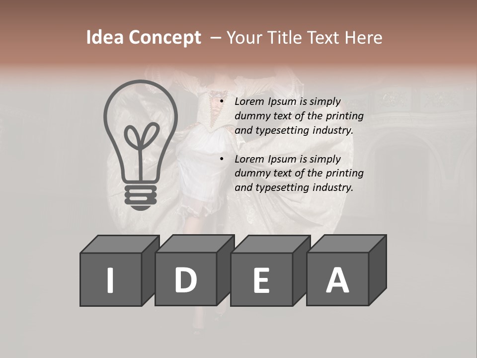 Straight Looking Avantegarde PowerPoint Template