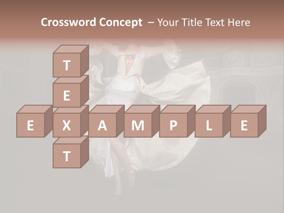 Straight Looking Avantegarde PowerPoint Template