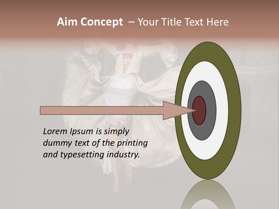 Straight Looking Avantegarde PowerPoint Template