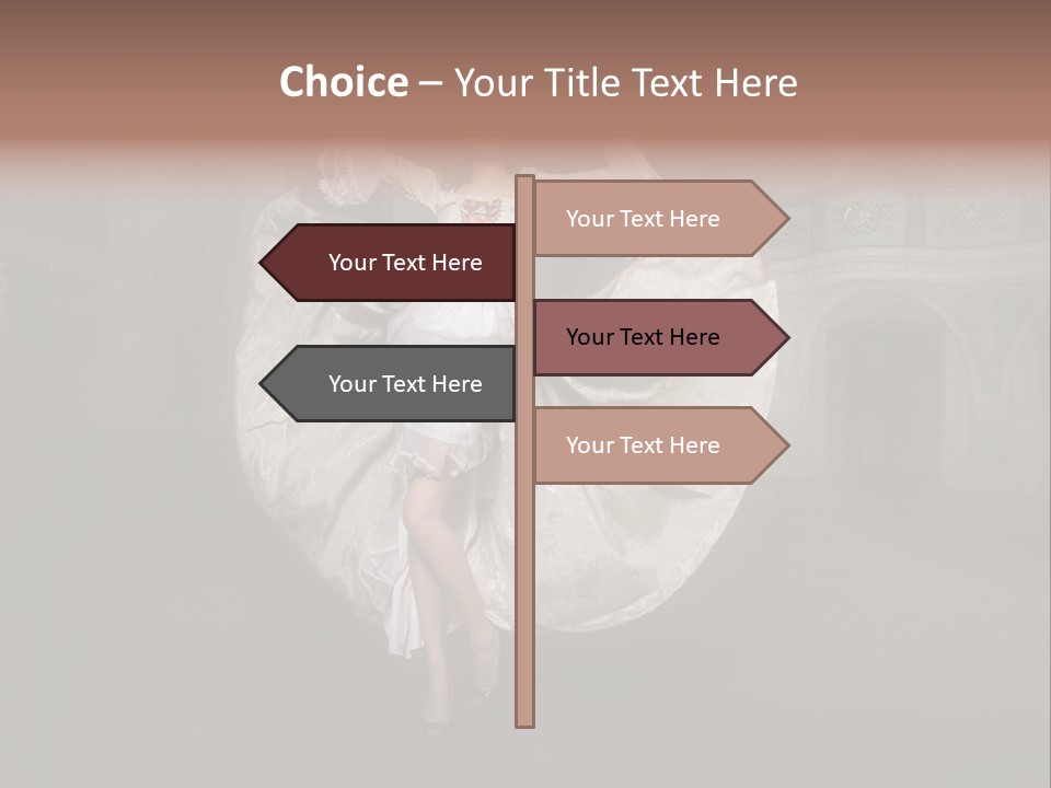 Straight Looking Avantegarde PowerPoint Template
