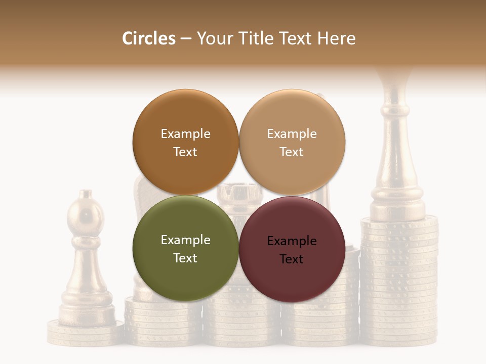 Golden Isolated Marketing PowerPoint Template