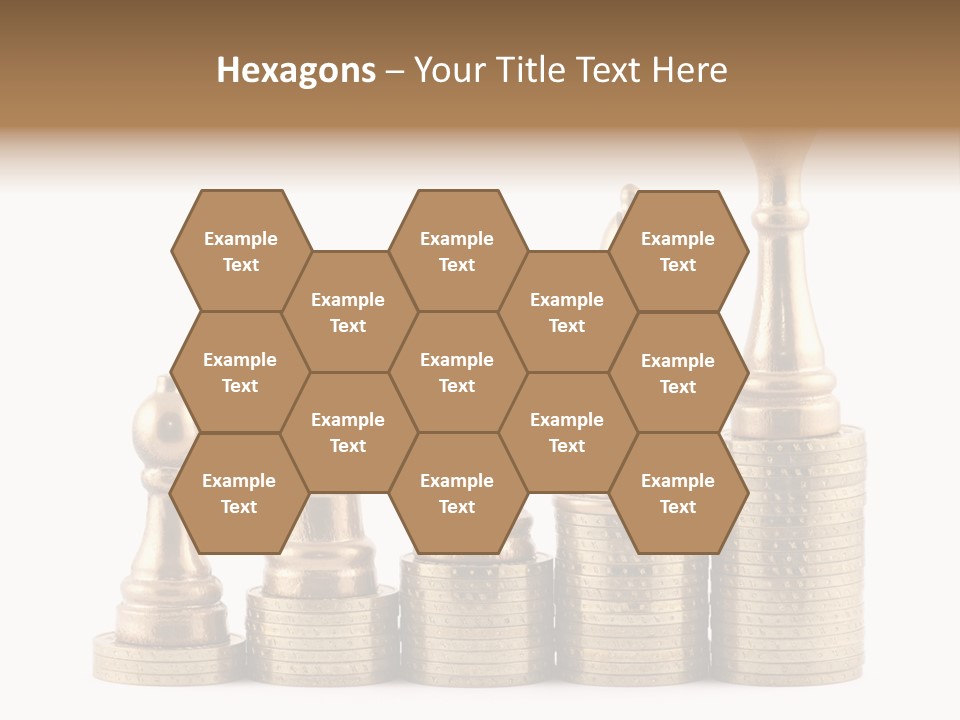 Golden Isolated Marketing PowerPoint Template