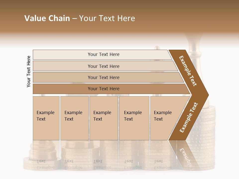 Golden Isolated Marketing PowerPoint Template