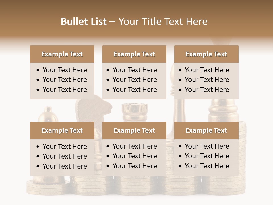 Golden Isolated Marketing PowerPoint Template