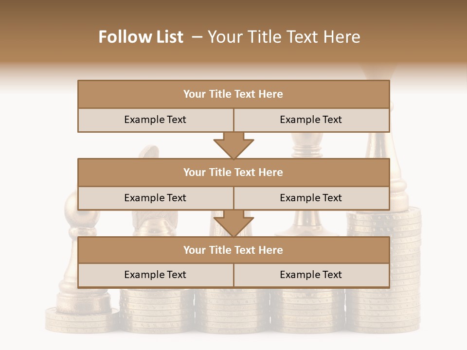 Golden Isolated Marketing PowerPoint Template