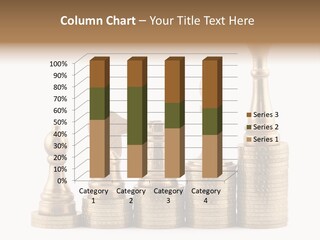 Golden Isolated Marketing PowerPoint Template