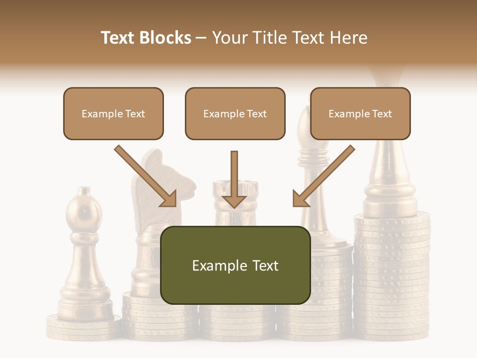 Golden Isolated Marketing PowerPoint Template