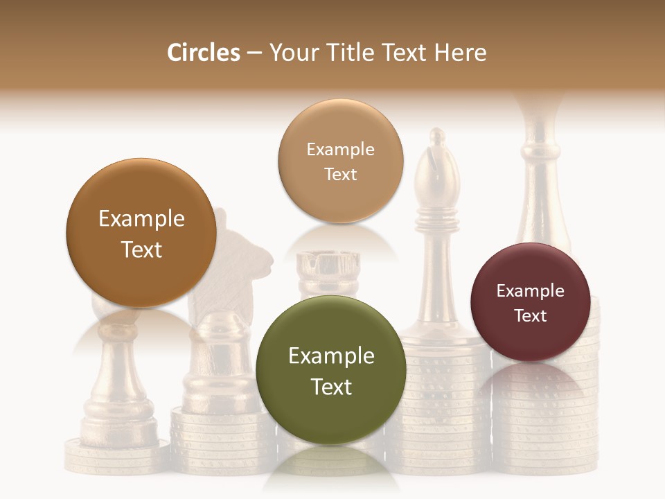 Golden Isolated Marketing PowerPoint Template