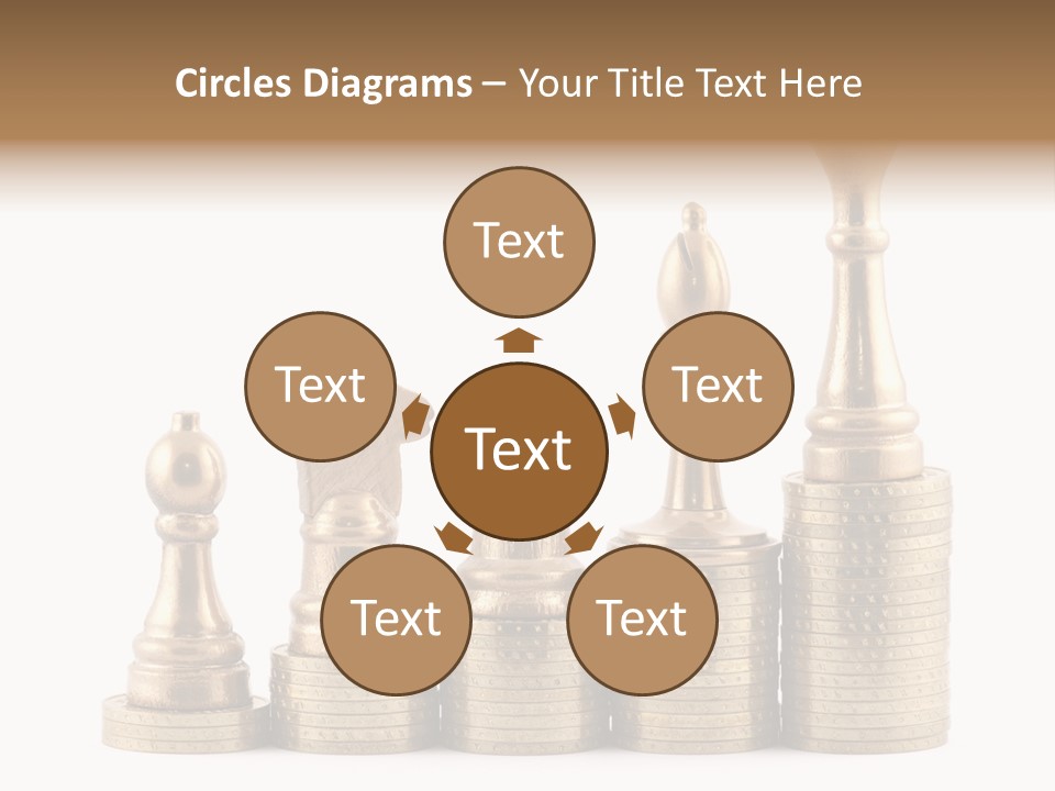 Golden Isolated Marketing PowerPoint Template