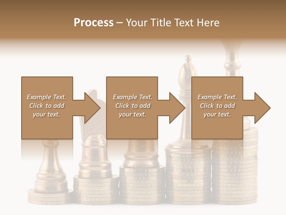 Golden Isolated Marketing PowerPoint Template
