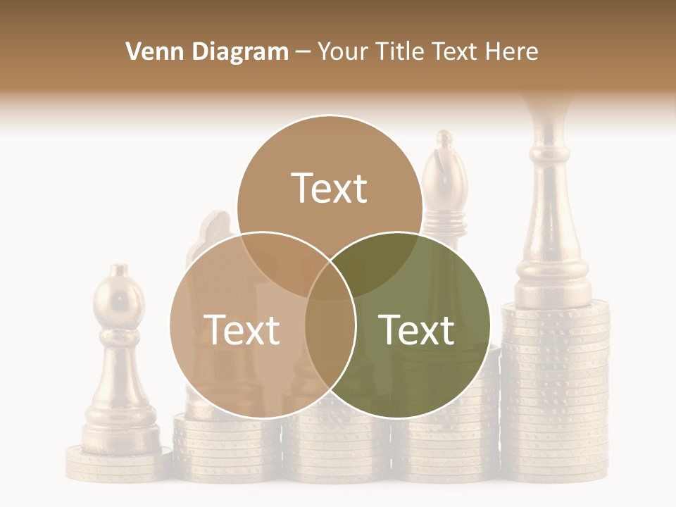 Golden Isolated Marketing PowerPoint Template