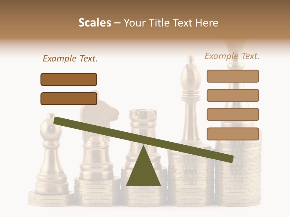 Golden Isolated Marketing PowerPoint Template