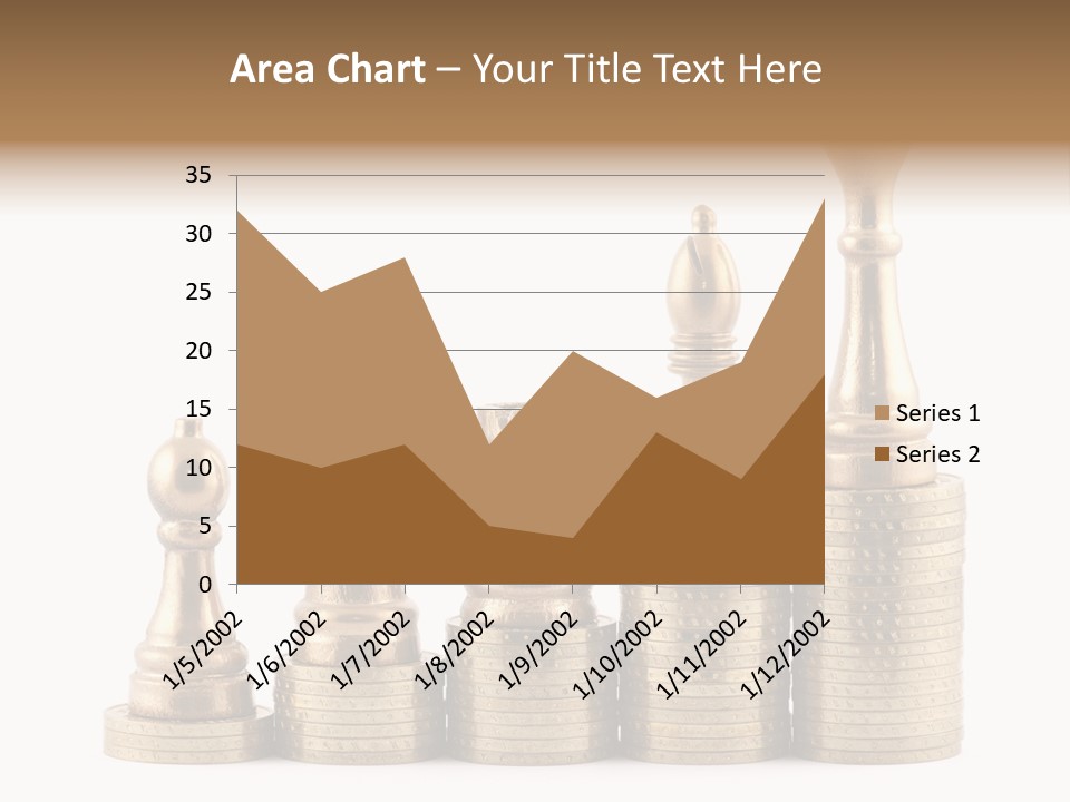 Golden Isolated Marketing PowerPoint Template