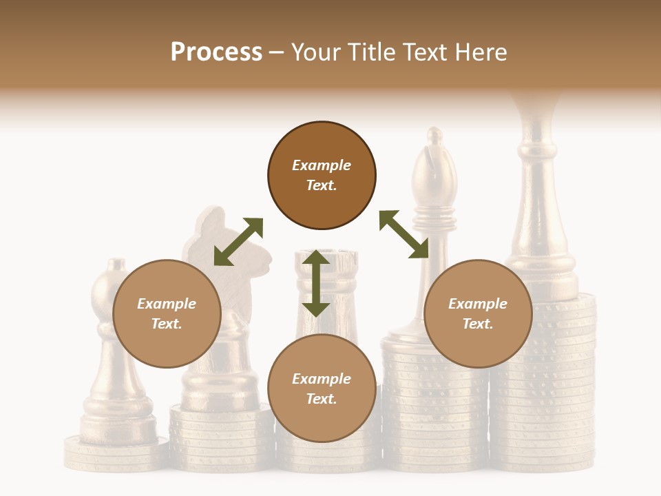 Golden Isolated Marketing PowerPoint Template