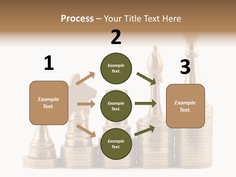 Golden Isolated Marketing PowerPoint Template