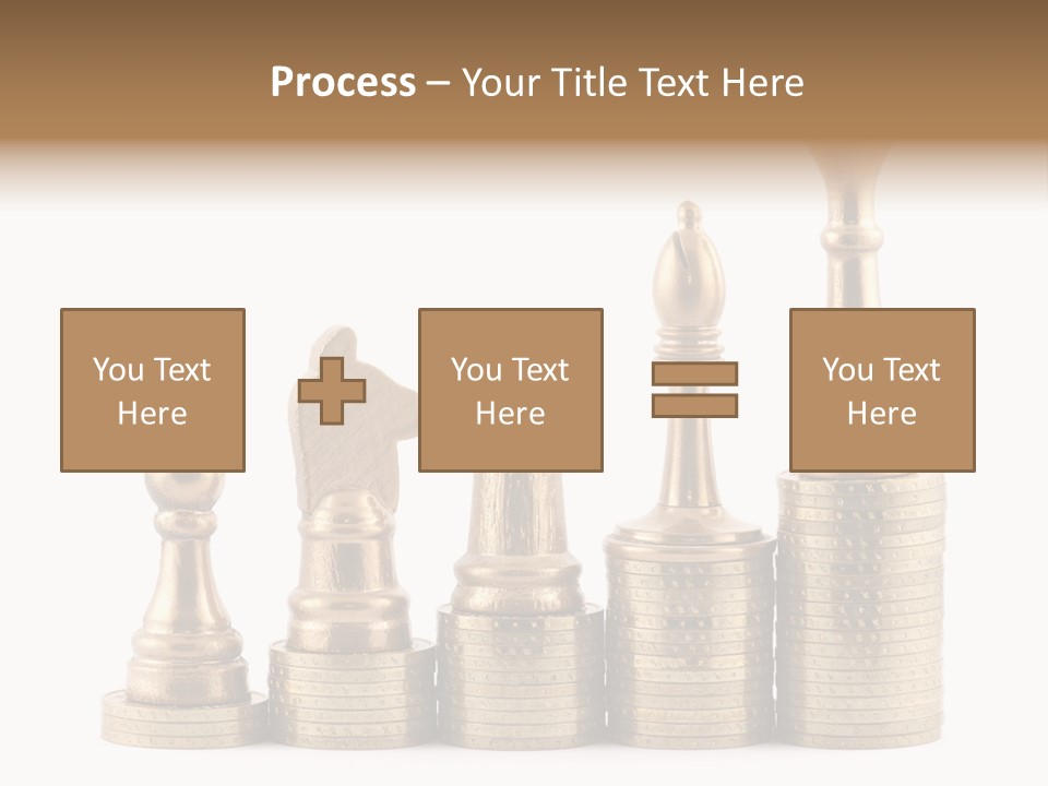 Golden Isolated Marketing PowerPoint Template