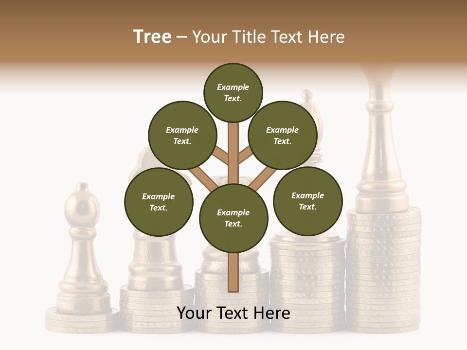 Golden Isolated Marketing PowerPoint Template