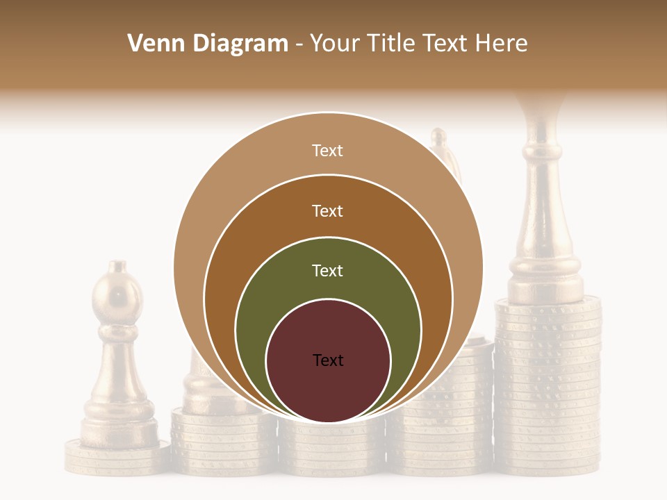 Golden Isolated Marketing PowerPoint Template