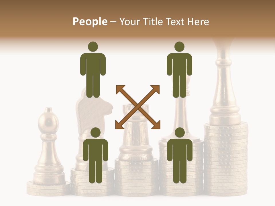 Golden Isolated Marketing PowerPoint Template