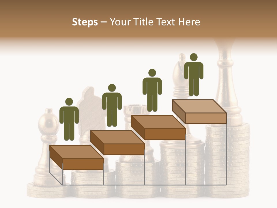 Golden Isolated Marketing PowerPoint Template