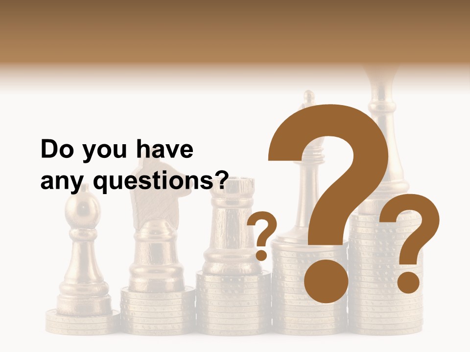 Golden Isolated Marketing PowerPoint Template