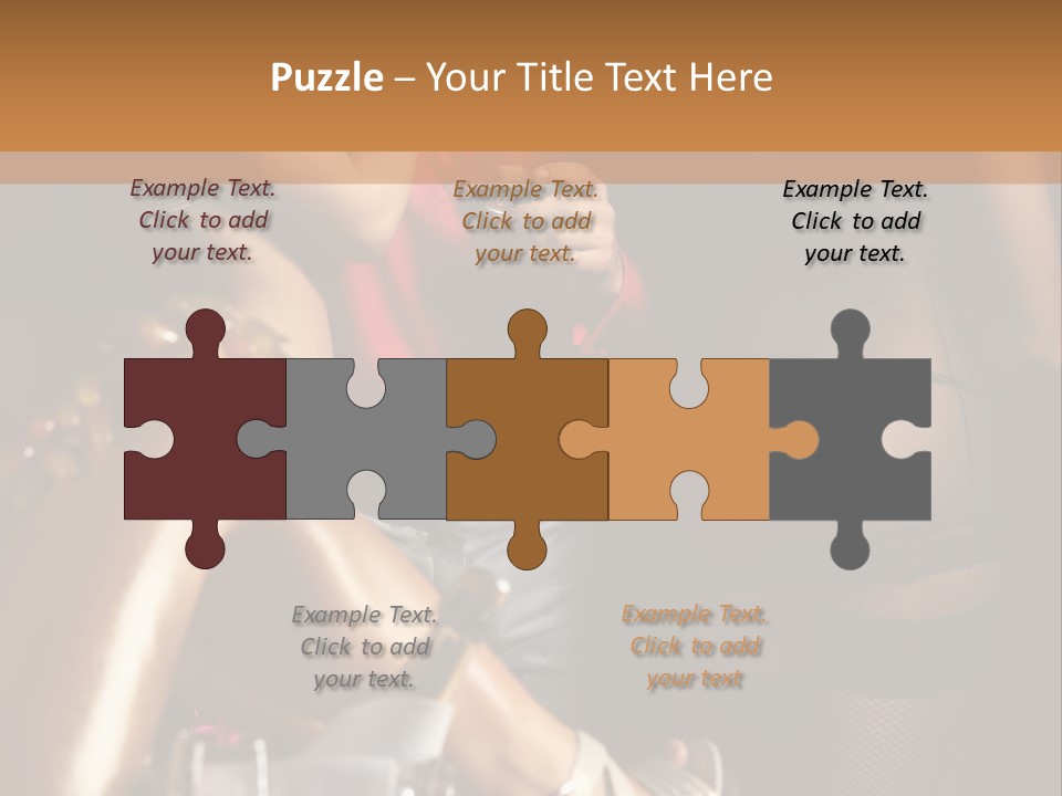 Geisha Food Tempt PowerPoint Template