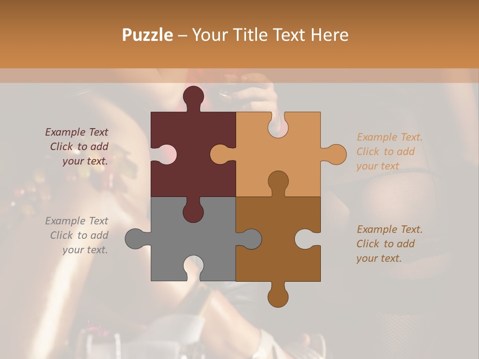 Geisha Food Tempt PowerPoint Template