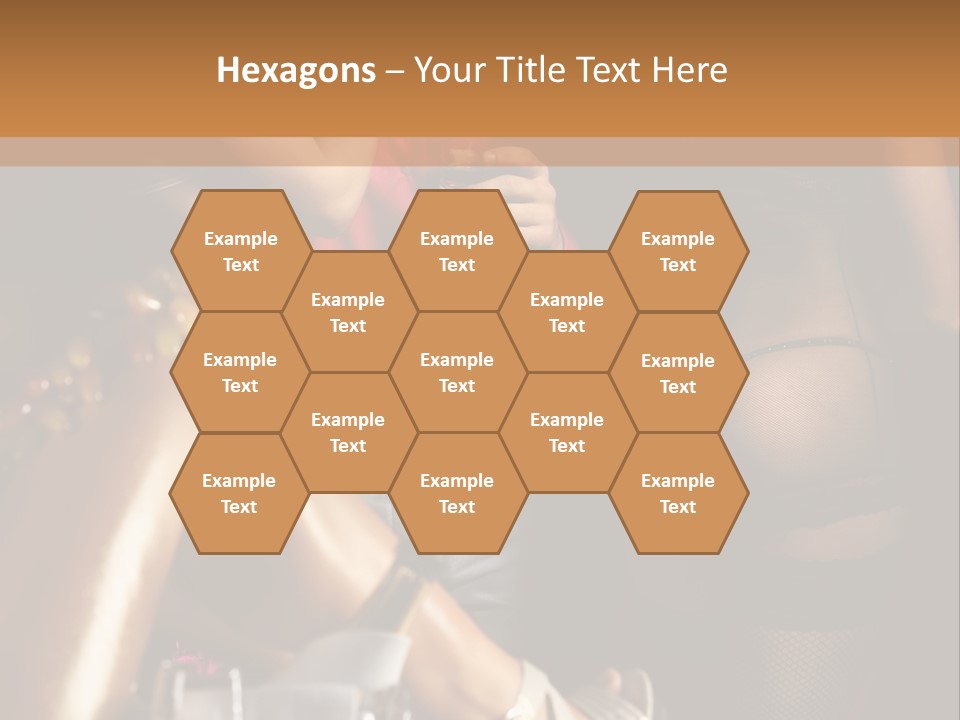 Geisha Food Tempt PowerPoint Template