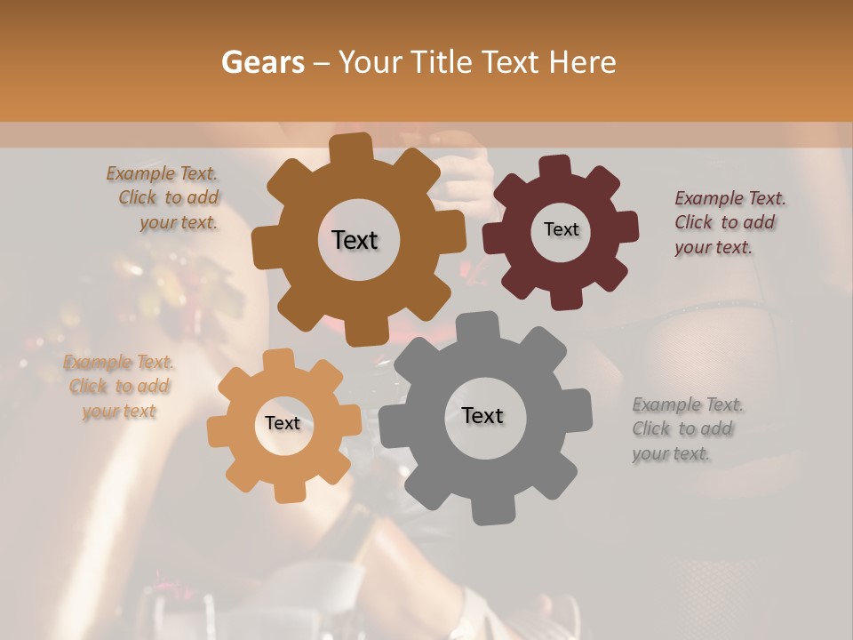 Geisha Food Tempt PowerPoint Template