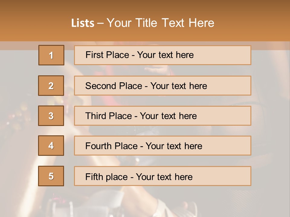 Geisha Food Tempt PowerPoint Template