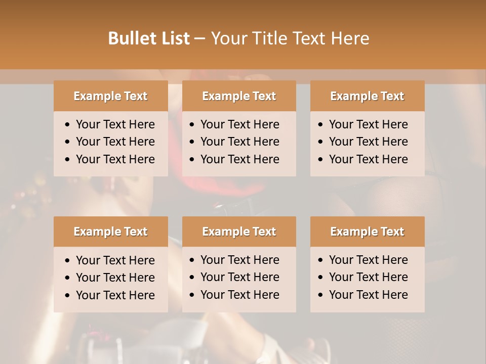 Geisha Food Tempt PowerPoint Template