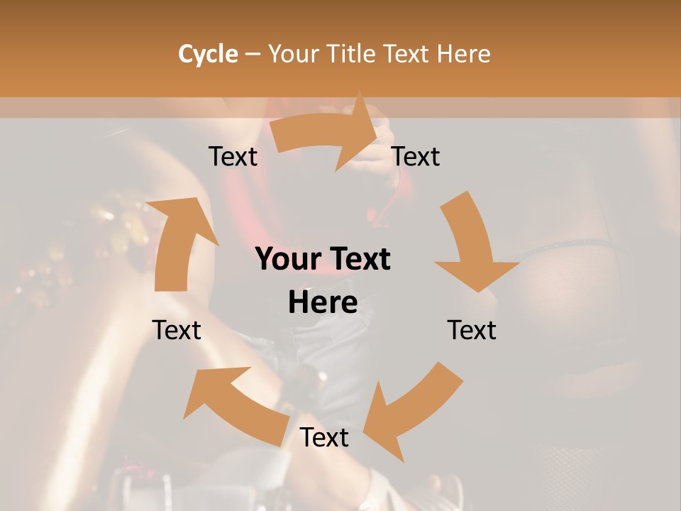 Geisha Food Tempt PowerPoint Template