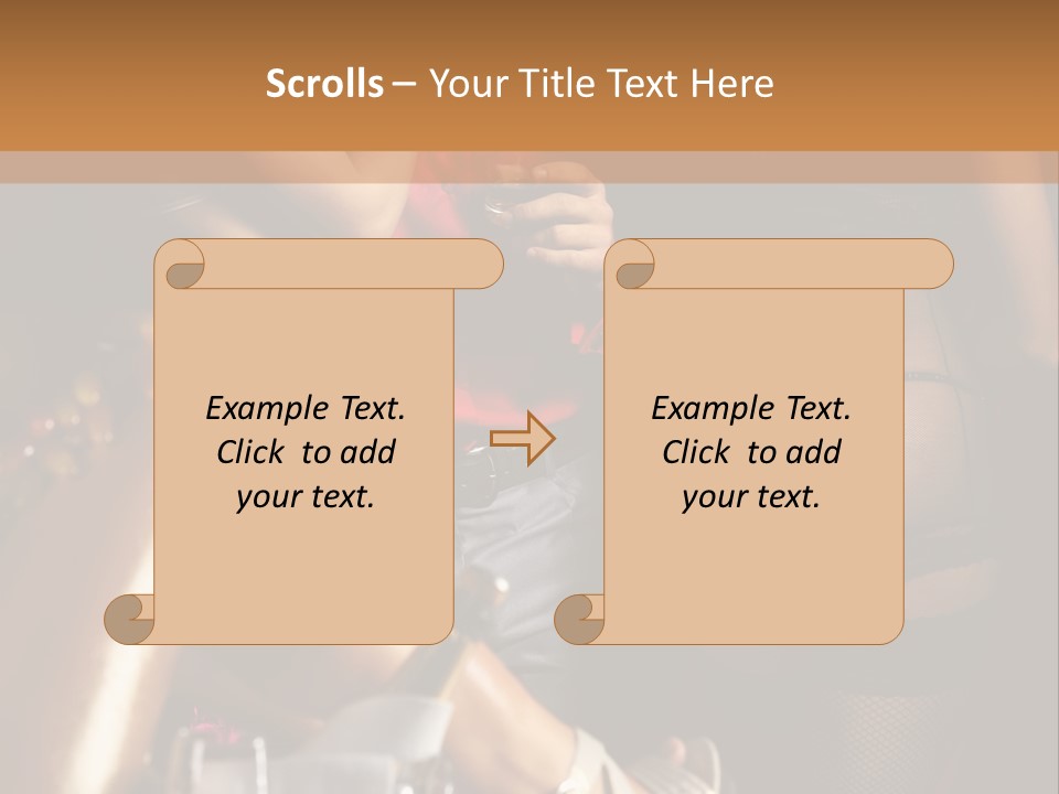 Geisha Food Tempt PowerPoint Template